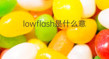 lowflash是什么意思 lowflash的中文翻译、读音、例句