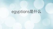 egyptians是什么意思 egyptians的中文翻译、读音、例句