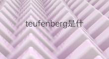 teufenberg是什么意思 teufenberg的中文翻译、读音、例句