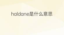 haldane是什么意思 haldane的中文翻译、读音、例句
