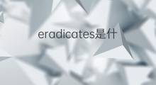 eradicates是什么意思 eradicates的中文翻译、读音、例句