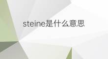 steine是什么意思 steine的中文翻译、读音、例句