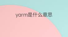yarm是什么意思 yarm的翻译、读音、例句、中文解释