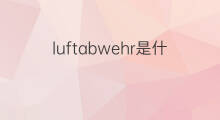 luftabwehr是什么意思 luftabwehr的中文翻译、读音、例句