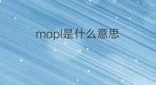 mapl是什么意思 mapl的中文翻译、读音、例句