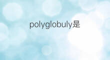 polyglobuly是什么意思 polyglobuly的翻译、读音、例句、中文解释