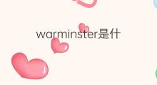 warminster是什么意思 warminster的翻译、读音、例句、中文解释