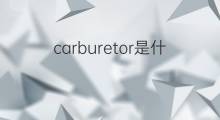 carburetor是什么意思 carburetor的中文翻译、读音、例句