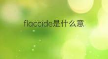 flaccide是什么意思 flaccide的中文翻译、读音、例句