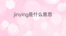 jinying是什么意思 jinying的中文翻译、读音、例句