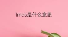 lmas是什么意思 lmas的中文翻译、读音、例句