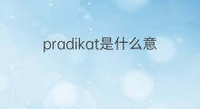 pradikat是什么意思 pradikat的中文翻译、读音、例句