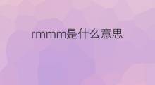 rmmm是什么意思 rmmm的中文翻译、读音、例句