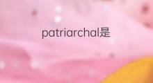 patriarchal是什么意思 patriarchal的中文翻译、读音、例句
