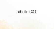 initiatrix是什么意思 initiatrix的中文翻译、读音、例句