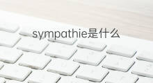 sympathie是什么意思 sympathie的翻译、读音、例句、中文解释