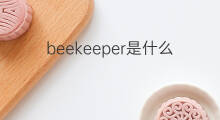 beekeeper是什么意思 beekeeper的中文翻译、读音、例句