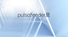 pulsafeeder是什么意思 pulsafeeder的中文翻译、读音、例句