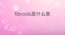 fibroids是什么意思 fibroids的中文翻译、读音、例句
