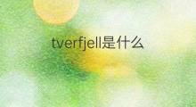 tverfjell是什么意思 tverfjell的中文翻译、读音、例句