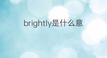 brightly是什么意思 brightly的中文翻译、读音、例句