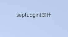 septuagint是什么意思 septuagint的中文翻译、读音、例句