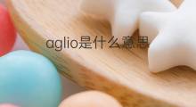 aglio是什么意思 aglio的中文翻译、读音、例句