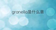 granella是什么意思 granella的中文翻译、读音、例句