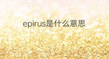 epirus是什么意思 epirus的中文翻译、读音、例句