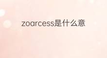 zoarcess是什么意思 zoarcess的中文翻译、读音、例句