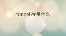 canceller是什么意思 canceller的中文翻译、读音、例句