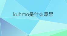 kuhmo是什么意思 kuhmo的中文翻译、读音、例句