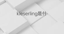 kieserling是什么意思 kieserling的中文翻译、读音、例句