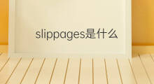 slippages是什么意思 slippages的中文翻译、读音、例句