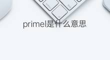 primel是什么意思 primel的中文翻译、读音、例句