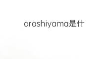 arashiyama是什么意思 arashiyama的中文翻译、读音、例句