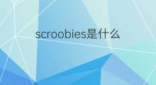 scroobies是什么意思 scroobies的中文翻译、读音、例句