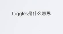 toggles是什么意思 toggles的中文翻译、读音、例句