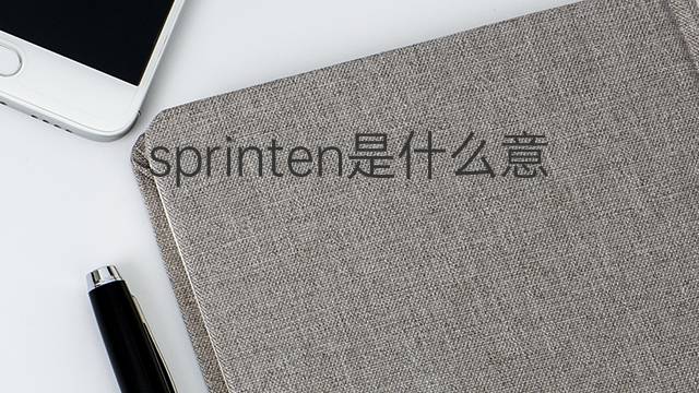 sprinten是什么意思 sprinten的中文翻译、读音、例句