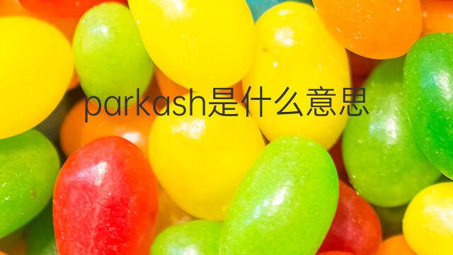 parkash是什么意思 parkash的中文翻译、读音、例句