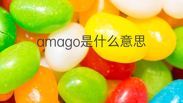 amago是什么意思 amago的中文翻译、读音、例句