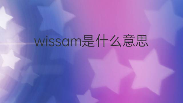 wissam是什么意思 英文名wissam的翻译、发音、来源