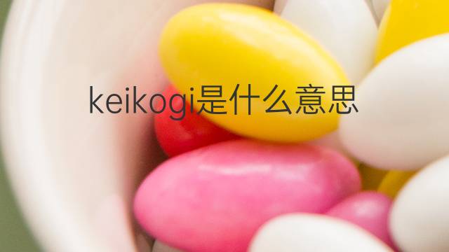 keikogi是什么意思 keikogi的中文翻译、读音、例句