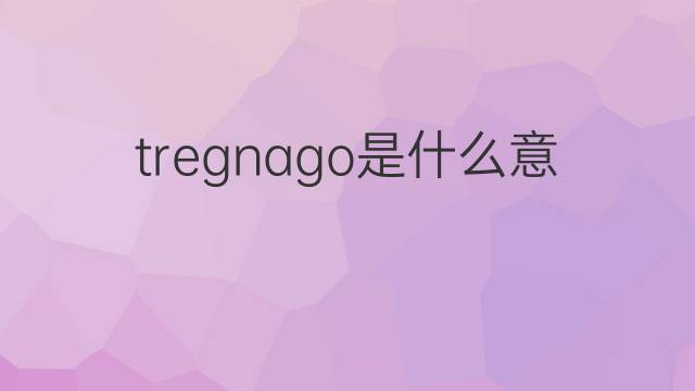 tregnago是什么意思 tregnago的中文翻译、读音、例句