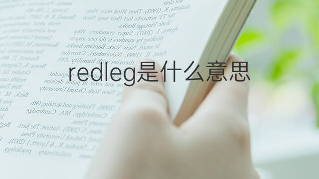redleg是什么意思 redleg的中文翻译、读音、例句