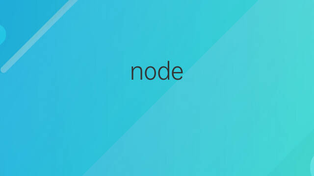 node.js是什么意思 node.js的中文翻译、读音、例句