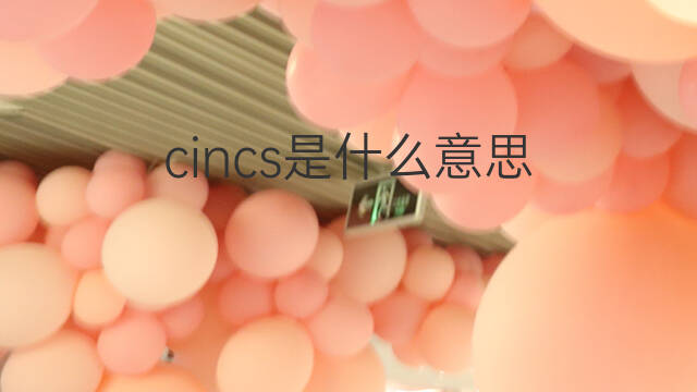 cincs是什么意思 cincs的中文翻译、读音、例句