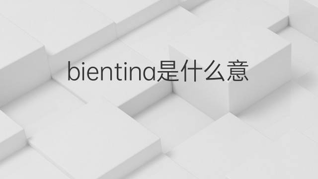 bientina是什么意思 bientina的中文翻译、读音、例句