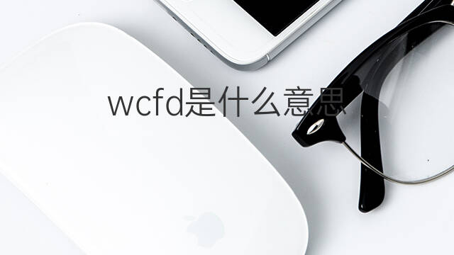 wcfd是什么意思 wcfd的中文翻译、读音、例句