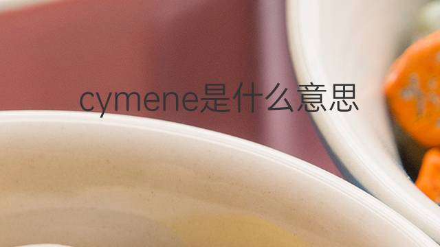cymene是什么意思 cymene的翻译、读音、例句、中文解释